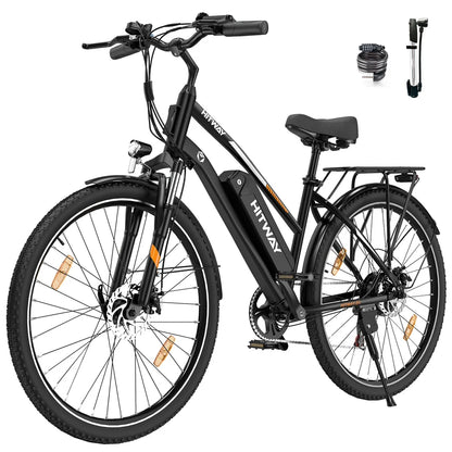 UK EU Warehouse HITWAY BK27S 7-Speed Electric City Bike CE Certified Wholesale 28*2 Comfortable Folding Design