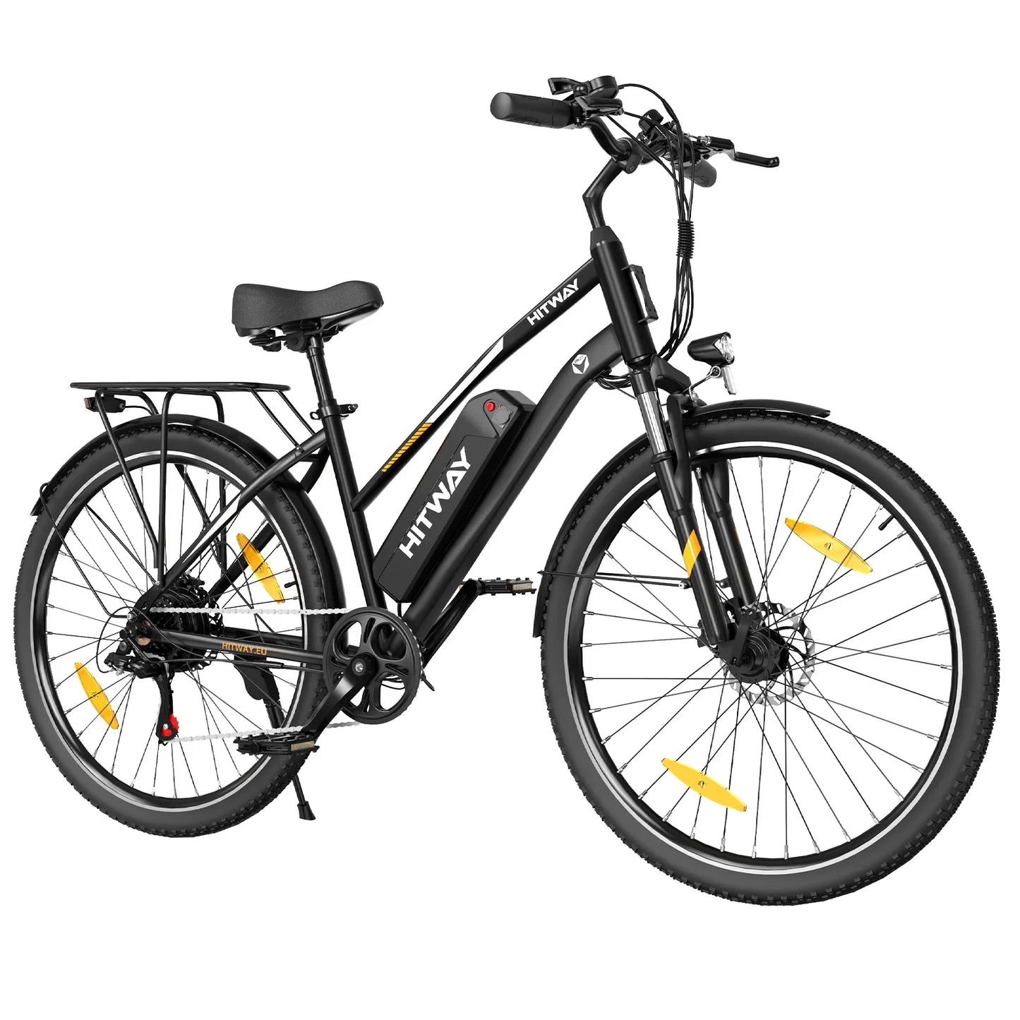 UK EU Warehouse HITWAY BK27S 7-Speed Electric City Bike CE Certified Wholesale 28*2 Comfortable Folding Design