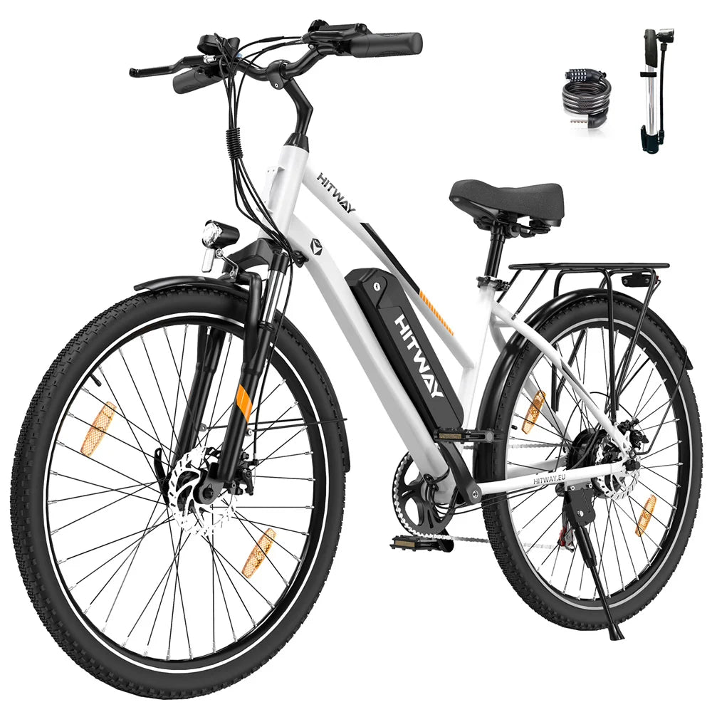 UK EU Warehouse HITWAY BK27S 7-Speed Electric City Bike CE Certified Wholesale 28*2 Comfortable Folding Design