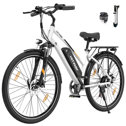 UK EU Warehouse HITWAY BK27S 7-Speed Electric City Bike CE Certified Wholesale 28*2 Comfortable Folding Design