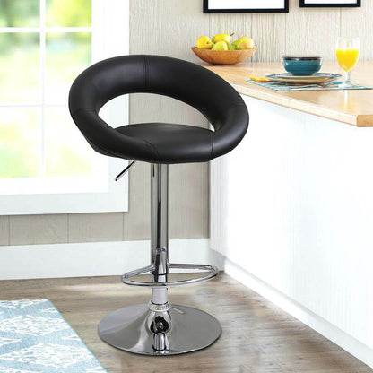 2 barstools, available in black